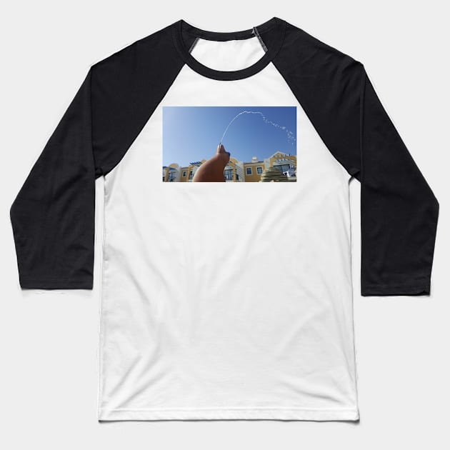 Walrus fountain at children park Baseball T-Shirt by fantastic-designs